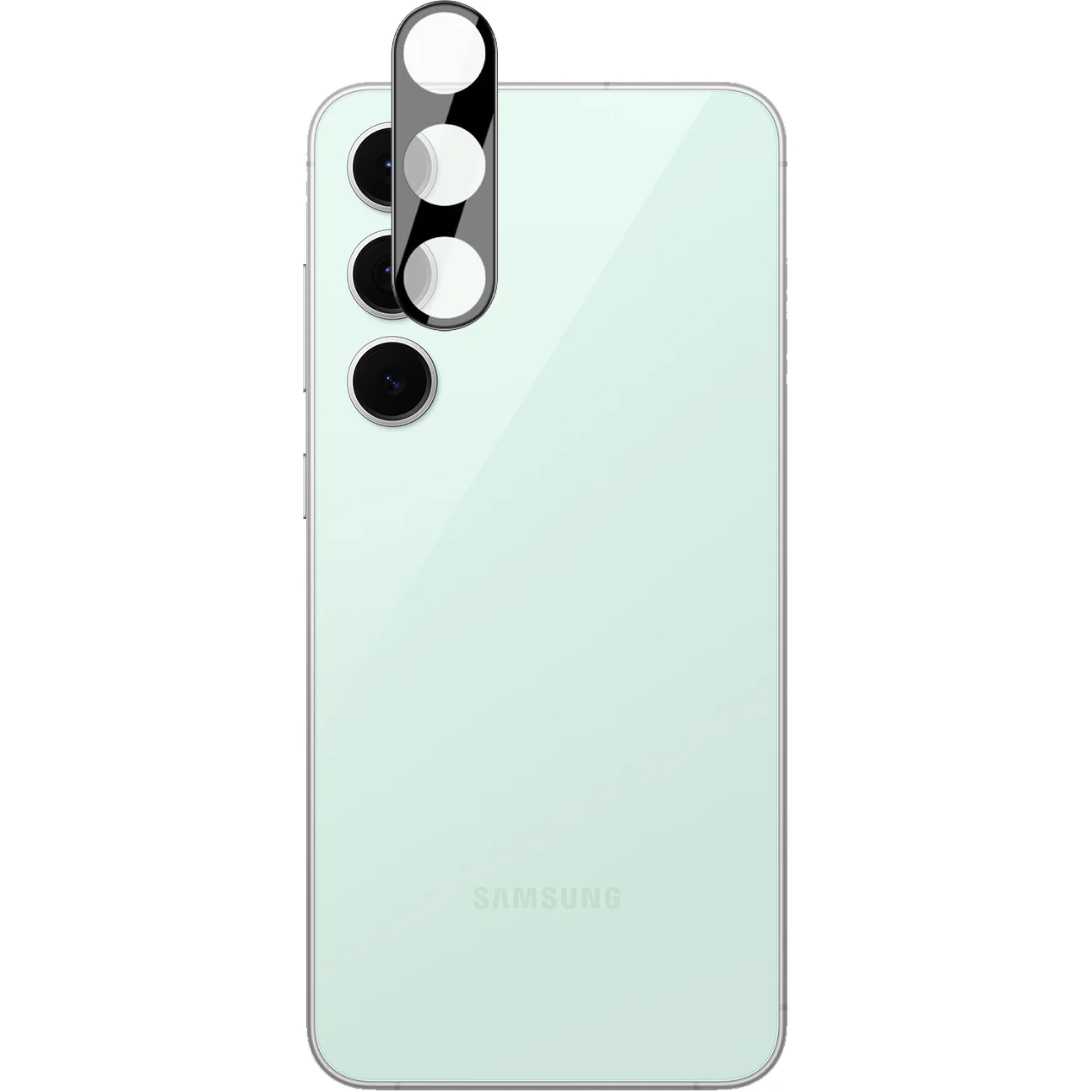 Gehärtetes Glas - 3 Stück + Kameraschutz für Galaxy S24 FE, Bizon Glass Clear Pack - Image 6