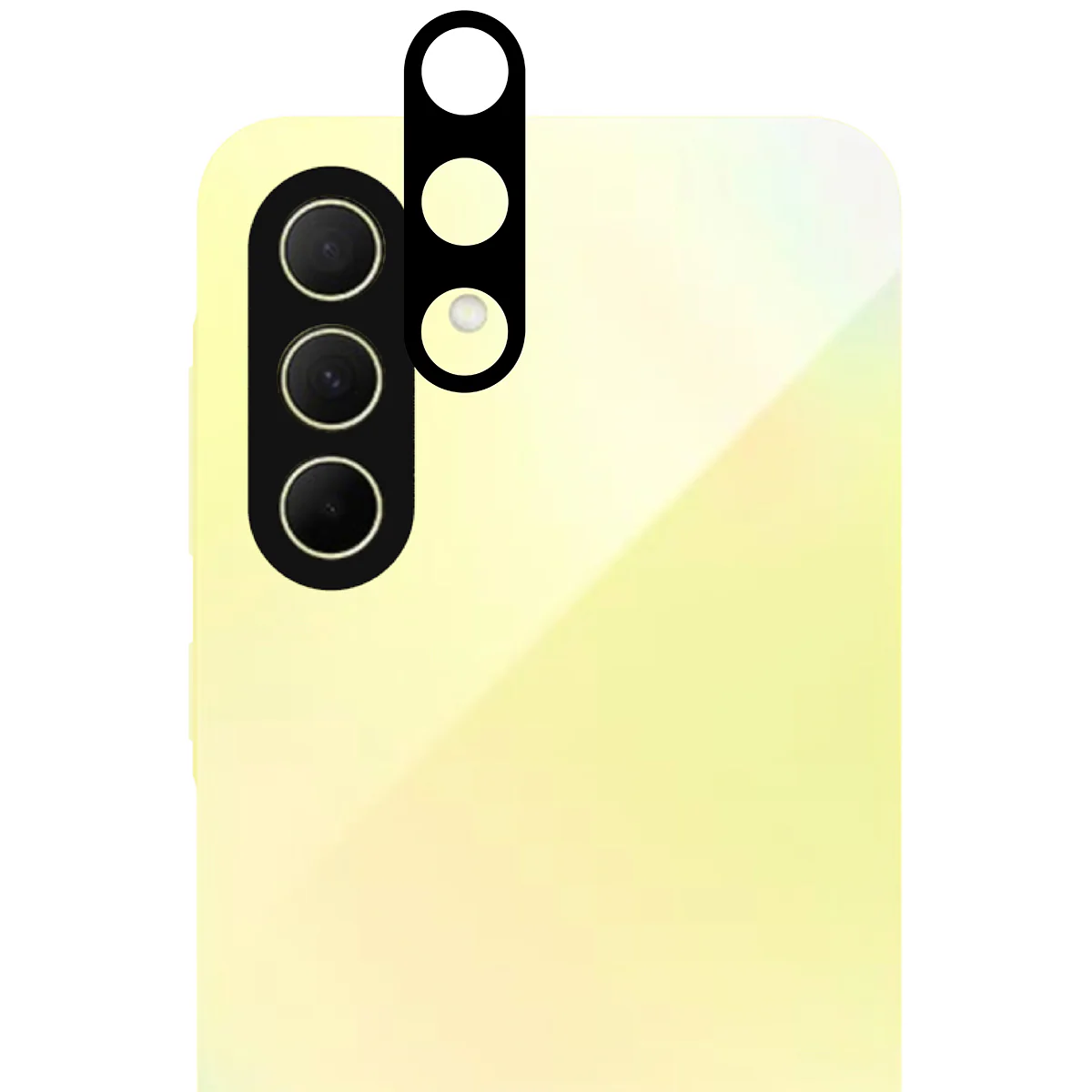 Gehärtetes Glas für die Kamera für Galaxy A36 5G, Bizon Glass Silk Lens, 2 Stück - Image 5