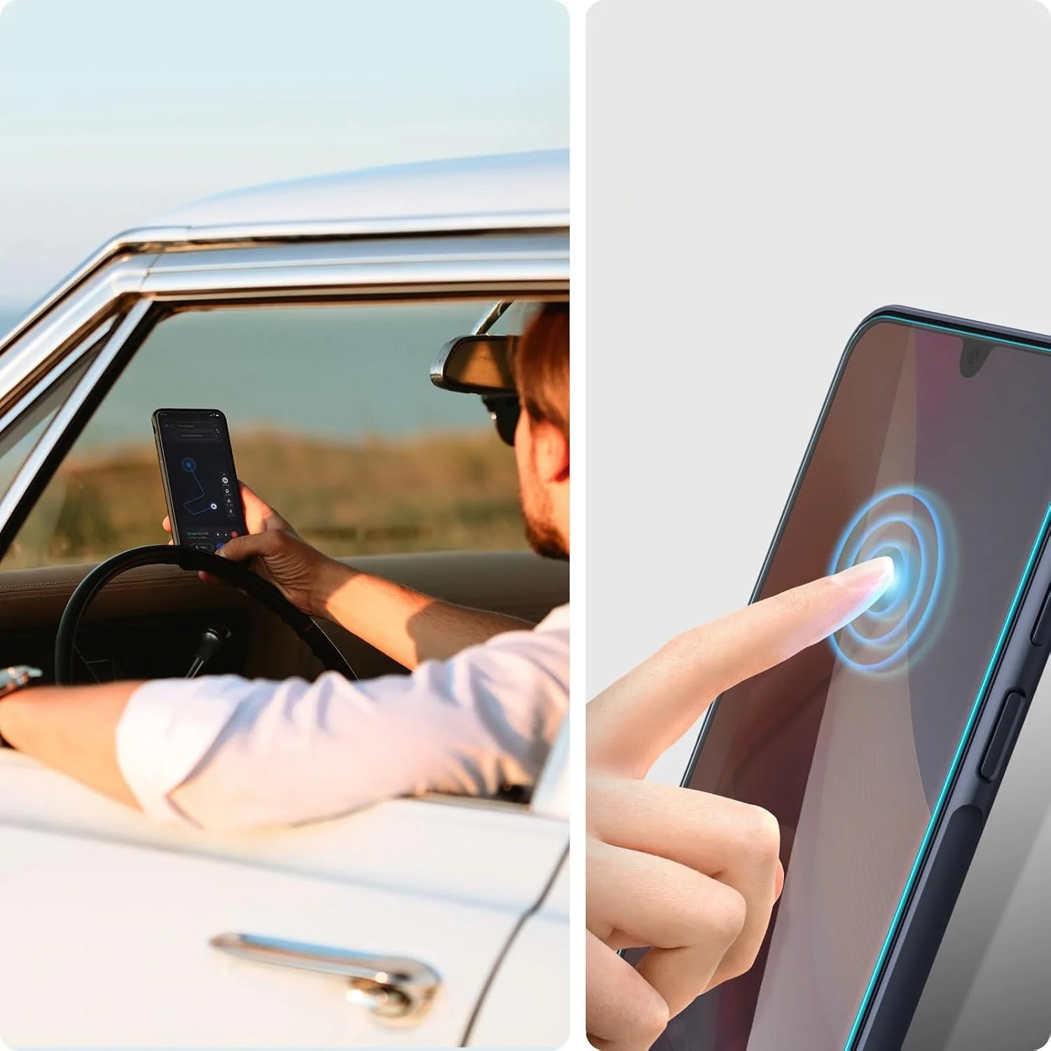 Glas für die Handyhülle für Galaxy A26 5G / A16 5G / A16 4G, Spigen Glas.tR Slim 2-Pack - Image 6