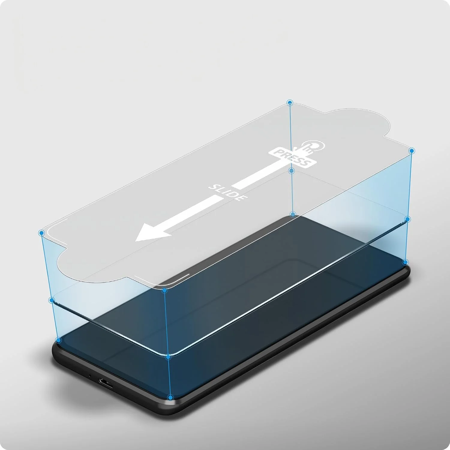 Glas für die Handyhülle für Galaxy A26 5G / A16 5G / A16 4G, Spigen Glas.tR Slim 2-Pack - Image 9
