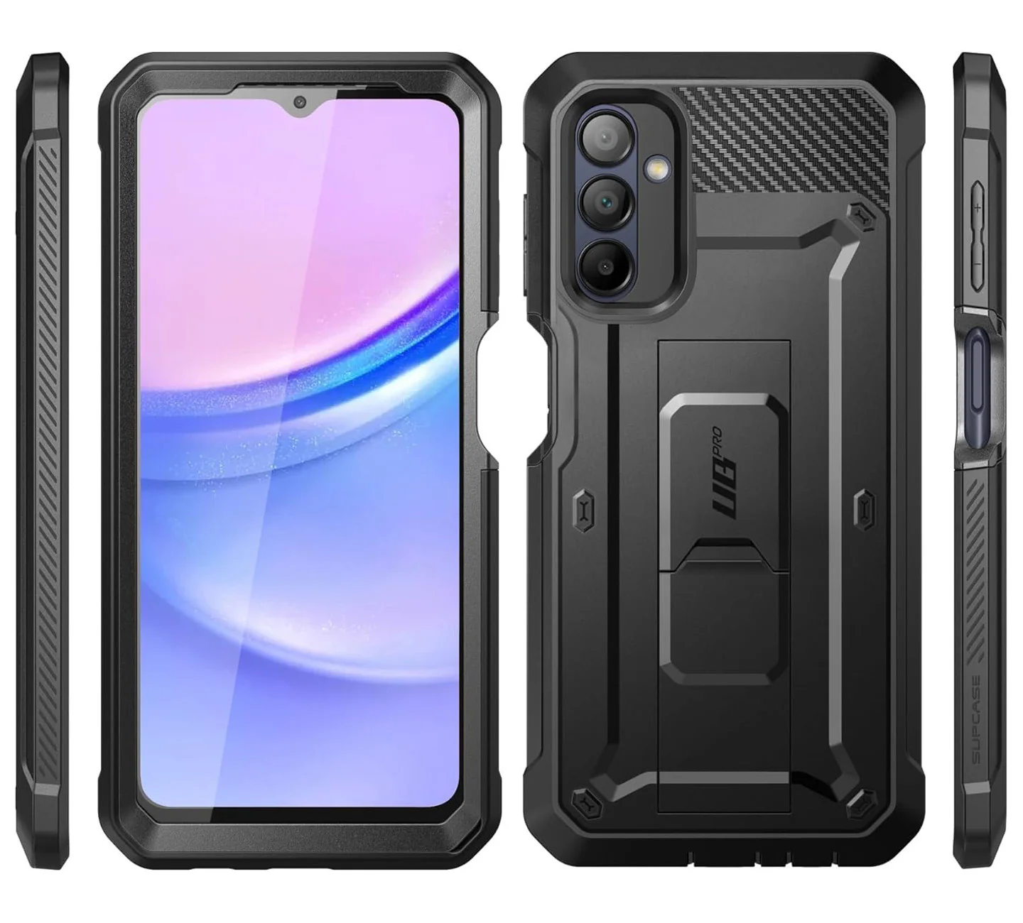Handyhülle für Galaxy A16 4G / 5G, Supcase UB Pro SP, Schwarz - Image 5