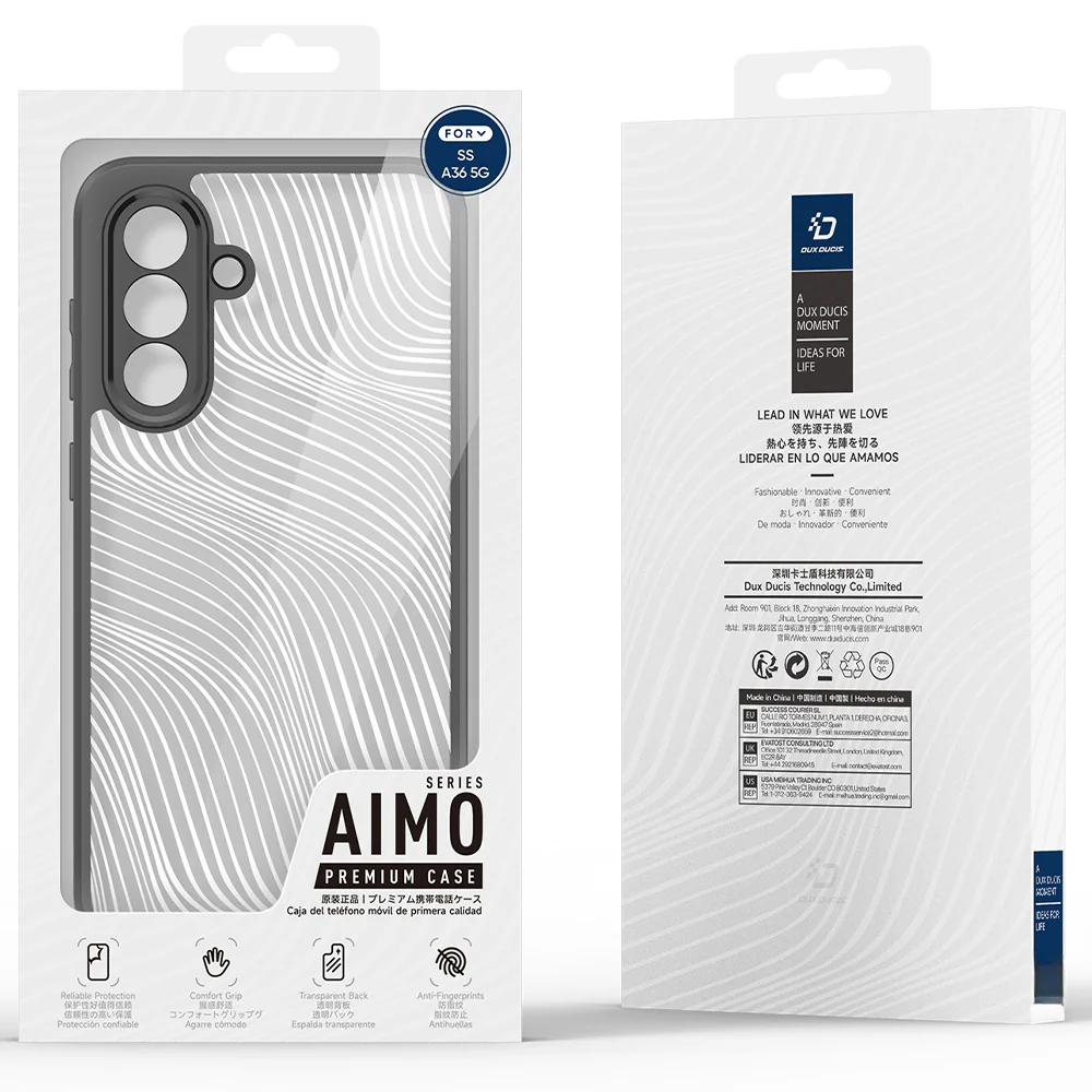 Handyhülle für Galaxy A56 5G / A36 5G, Dux Ducis Aimo, Transparent mit Schwarzen Rahmen - Image 7