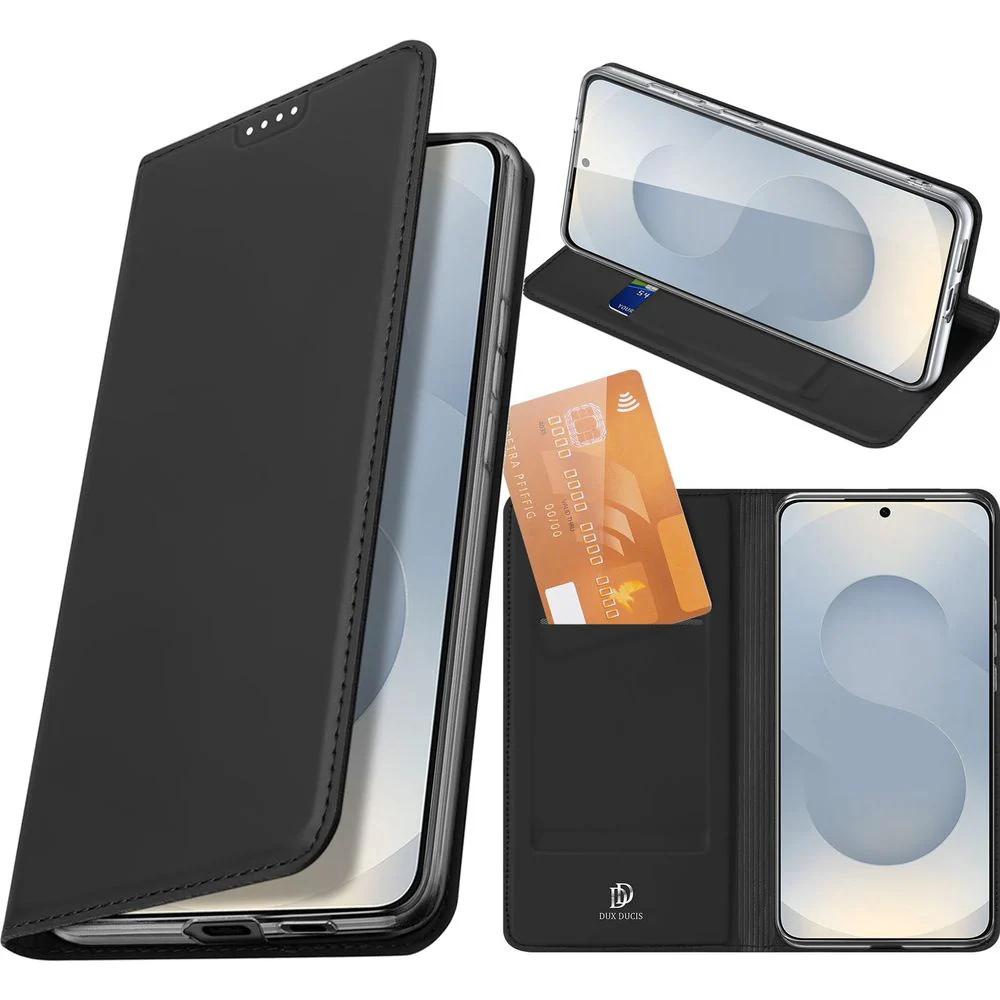 Handyhülle mit Klappe für Galaxy S26, Dux Ducis Skin Pro, Schwarz - Image 13