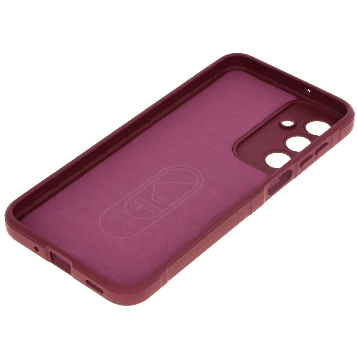 Robuste Handyhülle für Galaxy A16 4G/5G, Bizon Case Tur, Burgunderrot - Image 4