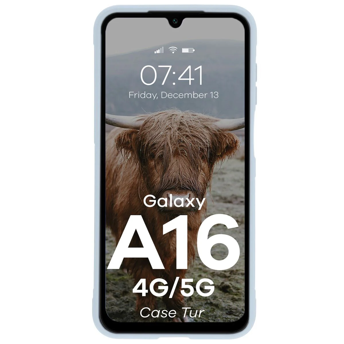 Robuste Handyhülle für Galaxy A16 4G/5G, Bizon Case Tur, Hellblau - Image 5