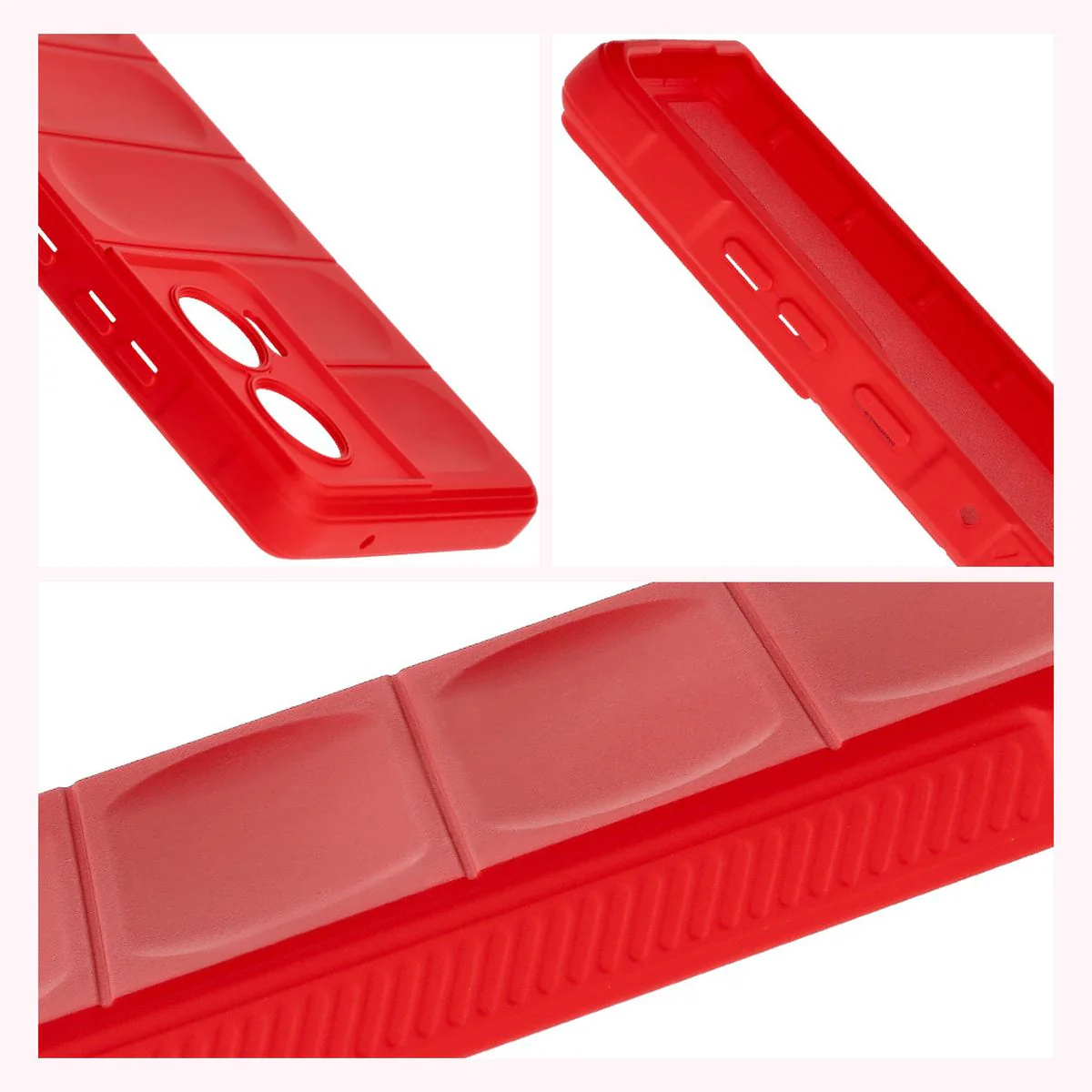 Robuste Handyhülle für Motorola Edge 50 Fusion, Bizon Case Tur, Rot - Image 7