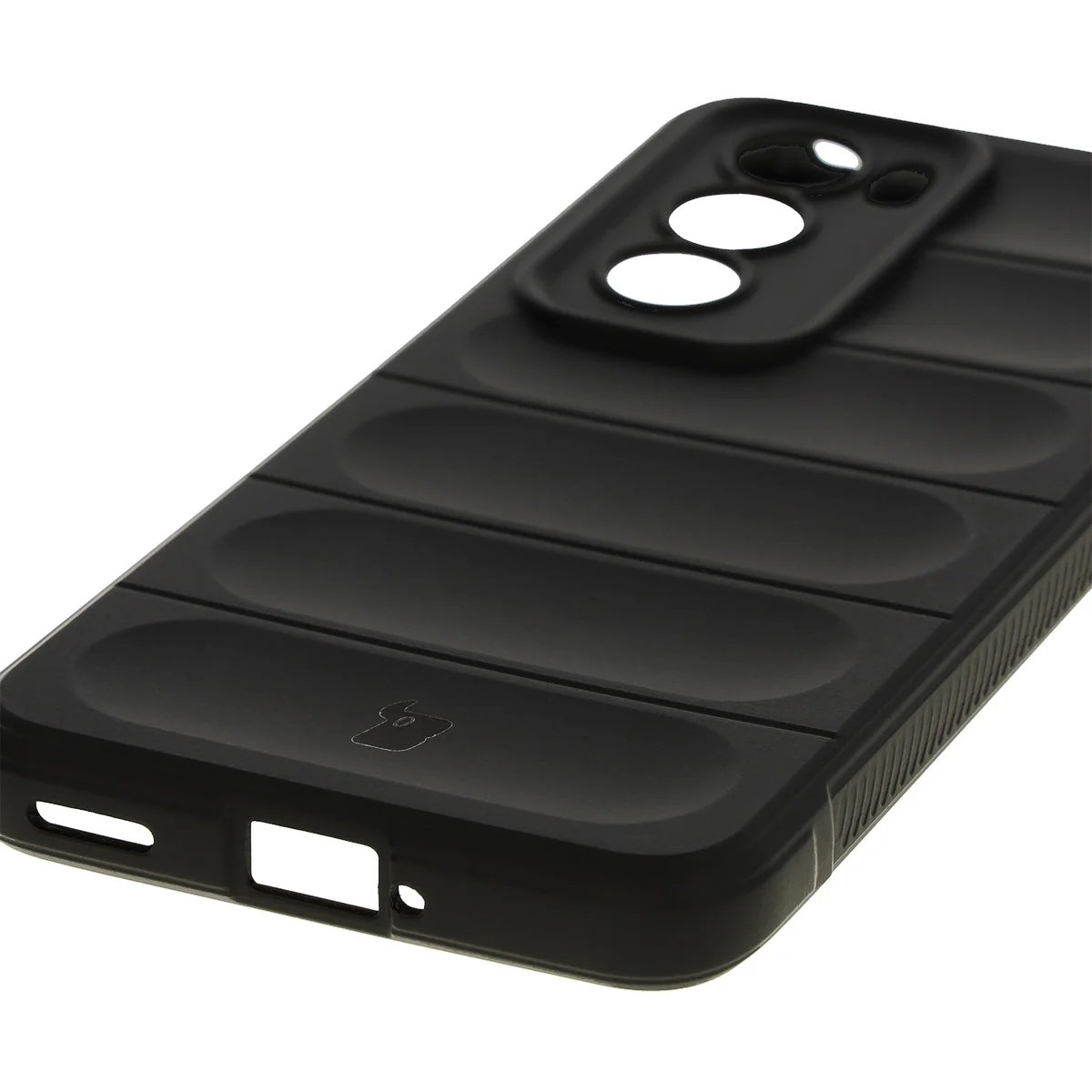Robuste Handyhülle für Oppo Reno 12, Bizon Case Tur, Schwarz - Image 3