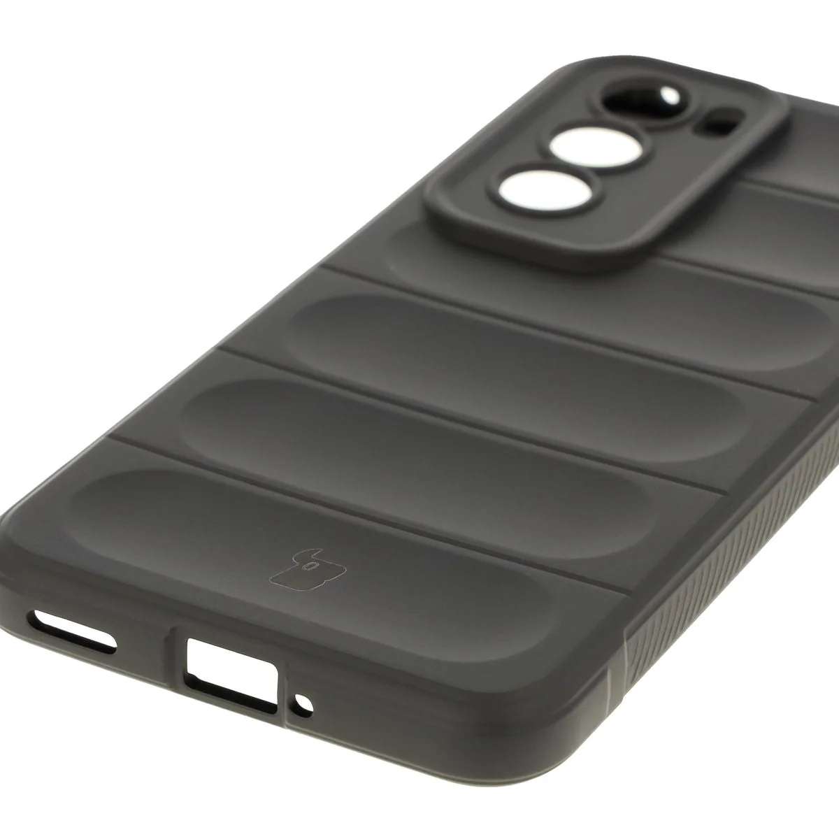 Robuste Handyhülle für Oppo Reno 12 Pro, Bizon Case Tur, Schwarz - Image 3