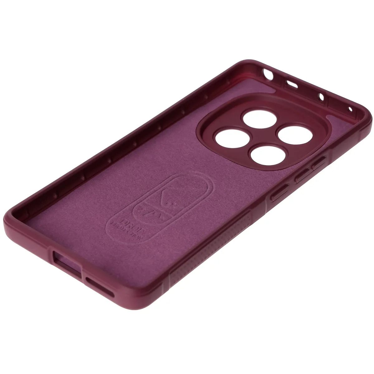 Robuste Handyhülle für Xiaomi Redmi Note 14 Pro 4G, Bizon Case Tur, Burgunderrot - Image 4