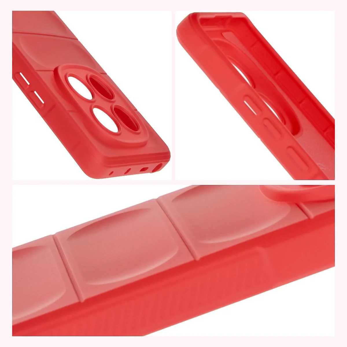 Robuste Handyhülle für Xiaomi Redmi Note 14 Pro 4G, Bizon Case Tur, Rot - Image 7