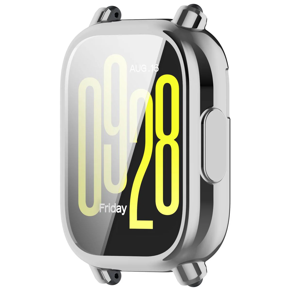 Schutzhülle für Xiaomi Redmi Watch 5 Active, Bizon Case Watch Felipe, Silbern - Image 8