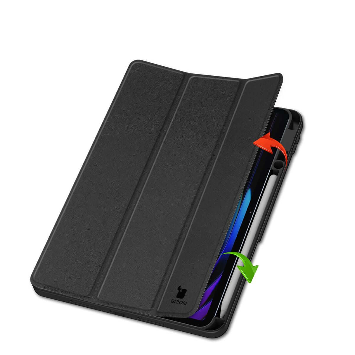 Schutzhülle mit Klappe für Xiaomi Pad 7 / 7 Pro, Bizon Case Tab Lizard, Schwarz - Image 4